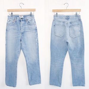 Agolde button-fly mid-rise jeans size 24